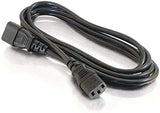 C2g/ cables to go C2G Power Cord, Long Extension Cord, Power Extension Cord, Computer Power Cord, 18 AWG, Black, 10 Feet (3.04 Meters), Cables to Go 03143 Computer 10 Feet