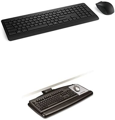 Microsoft Wireless Desktop 900 + 3M Ergonomic Adjustable Keyboard Tray