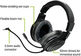 IOGEAR Kaliber NUKLEUS Gaming Headset - Xbox One S/Xbox One - PS4 - PC/Mac &amp; Mobile Devices - 50mm Drivers - Built-in Volume Control - 3.5mm 4-Pole Stereo Plug - Includes Y Adapter for PCs - GHG601