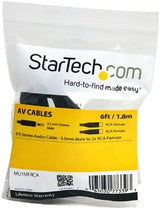 StarTech.com 6 ft. (1.8 m) 3.5mm to RCA Cable - 3.5mm to 2x RCA - Male/Female - 3.5mm to RCA (MU1MFRCA) 6 ft / 2m Female Cable