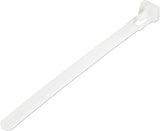 StarTech.com 5"(12cm) Reusable Cable Ties - 1/4"(7mm) Wide, 1-1/8"(30mm) Bundle Dia. 50lb(22kg) Tensile Strength, Releasable Nylon Ties, Indoor/Outdoor, 94V-2/UL Listed, 100 Pack - White (CBMZTRB5) White 5 in | 50 lbs (22kg) Reusable 100