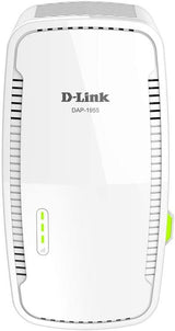 D-Link WiFi Range Extender Mesh Gigabit AC1900 Dual Band Plug In Wall Signal Booster Wireless or Ethernet Port Smart Home Access Point (DAP-1955-US) AC1900 Range Extender