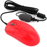 Seal shield Silver Storm Medical Grade 1,000Dpi Optical Mouse with Scroll Wheel - Dishwashe (STM042RED)
