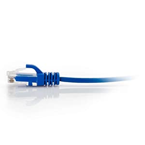 C2g/ cables to go C2G 01079 Cat6 Cable - Snagless Unshielded Slim Ethernet Network Patch Cable, Blue (6 Feet, 1.82 Meters) 6-feet Blue