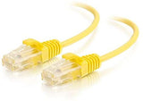 C2g/ cables to go C2G/Cables to Go 01170 1' Cat6 Snag Less Unshielded (UTP) Slim Ethernet Network Patch Cable - Yellow Yellow 1'