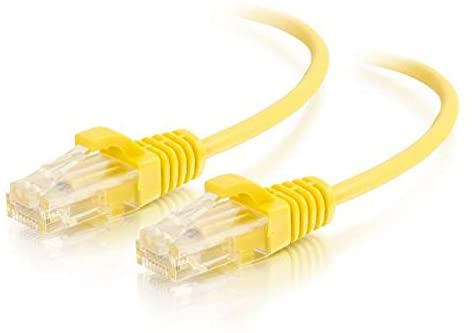 C2g/ cables to go C2G/Cables to Go 01172 5' Cat6 Snag Less Unshielded (UTP) Slim Ethernet Network Patch Cable - Yellow Yellow 5'