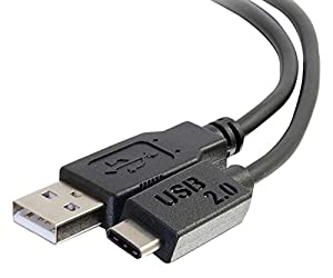 C2g/ cables to go C2G 28870 USB 2.0 USB-C to USB-A Cable, Male to Male Thunderbolt 3, Tablet, Chromebook Pixel, Samsung Galaxy TabPro S, LG G6, MacBook 3 Feet