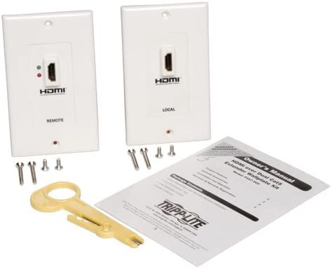 Tripp Lite HDMI over Dual Cat5 / Cat6 Extender Wall Plate Kit