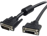 StarTech.com DVI-I Extension Cable - 10 ft - Dual Link - Digital and Analog - Male to Female Cable - Computer Monitor Cable - DVI Cord (DVIIDMF10),Black