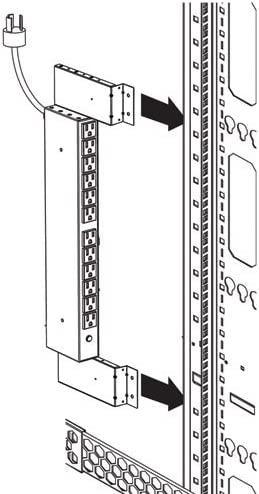 Tripp Lite PDUSIDEBRKT Rack Enclosure Vertical Installation Kit PDU, Surge, Power Strip