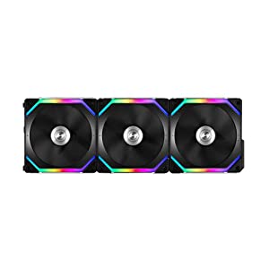 Lianli Lian Li UNI FAN SL120 3 Pack Black - with Controller (ARGB 120mm LED PWM Daisy-Chain)