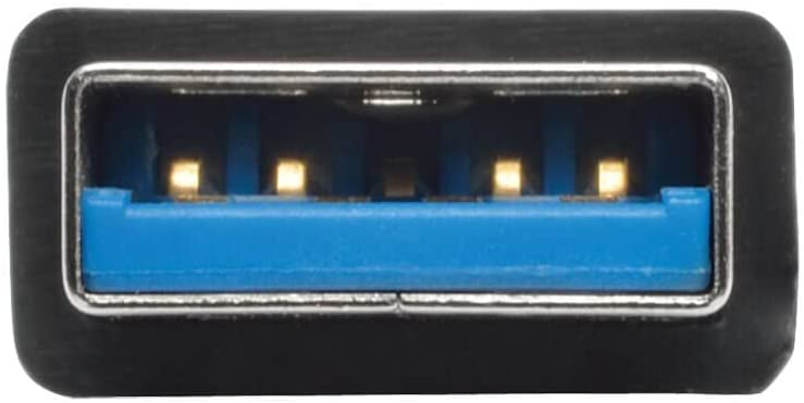 Tripp Lite U360-004-SLIM 4-Port Portable Slim USB 3.0 Super Speed Hub with Built in Cable (U360-004-Slim) 4-Port Slim Hub