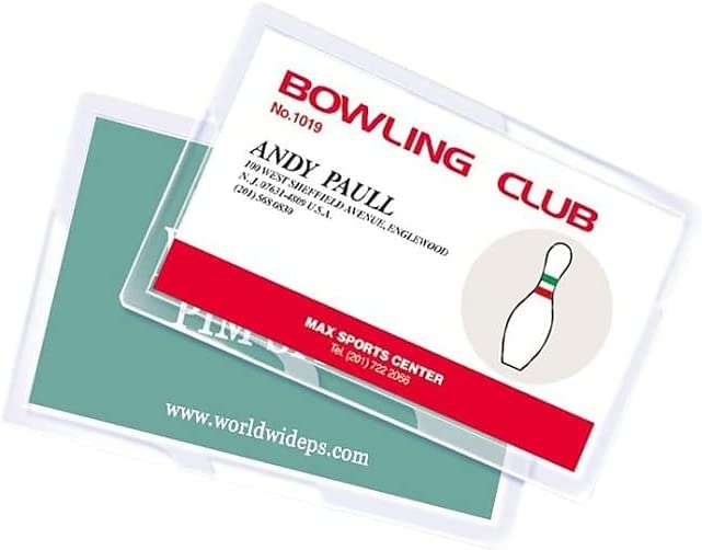 Royal Sovereign Business Card Sized, 2 ¼ x 3 ¾ Thermal Laminating Pouches, 5 Mil. Thick, 100 Pack (RF05BUSC0100)