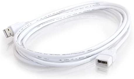 C2g/ cables to go C2G USB Short Extension Cable, USB Cable, USB A to A Cable, White, 3.28 Feet (1 Meter), Cables to Go 19003 USB A Male to A Female 3.3 Feet White