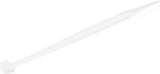 StarTech.com 4"(10cm) Cable Ties - 1/16"(2mm) Wide, 7/8"(22mm) Bundle Diameter, 18lb(8kg) Tensile Strength, Nylon Self Locking Zip Ties with Curved Tip - 94V-2/UL Listed, 1000 Pack - White 4 in | 18 lbs (8kg) Standard w/Self Locking 1000