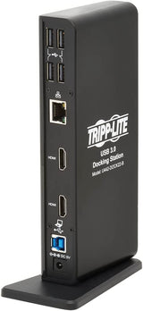 Tripp Lite Double Monitor USB-A/USB-C Dock Universal Laptop Docking Station Hub, HD 1080p @ 60 Hz, Two HDMI Ports, Six USB-A 3.2 Port Hub, Gigabit Ethernet Port, 1-Year Warranty (U442-DOCK22-B)