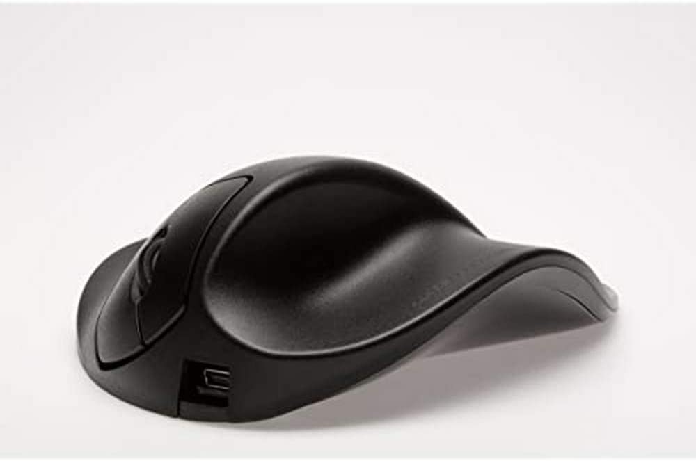 Hippus Handshoemouse the only mouse that fits like a glove Hippus L2WB-LC Wired Light Click Handshoe Mouse (Right Hand, Large, Black) Large-Right-Wired
