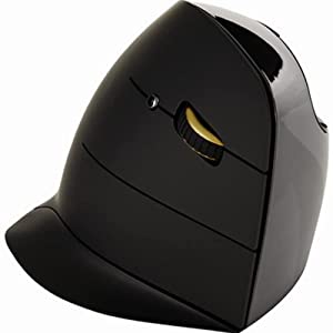 Evoluent VMCRW VerticalMouse C Right Hand Ergonomic Mouse with Wireless Connection (Regular Size)