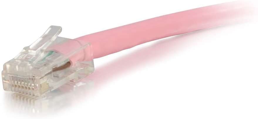 C2g/ cables to go 1ft Cat6 Pink Non Booted Patch Cable 1.00 Foot Pink