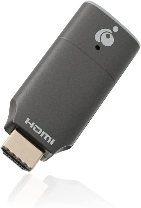 IOGEAR HDMI Wireless Video 4K Screen Sharing Adapter - 4K@30Hz - Wireless 2.4/5GHz w/ WPA-2 Security - Up to 30Ft - Low Latency - Phone/Tablet/PC - Win Mac OS iOS Android Chrome - GWAVR4K