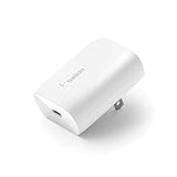 Belkin 30W USB C Wall Charger with USB-C to C Cable, PPS, PowerDelivery, USB-IF Certified PD 3.0 Fast Charging for Galaxy S21, Ultra, Plus, Z Flip, Z Fold, Tab S7 and More