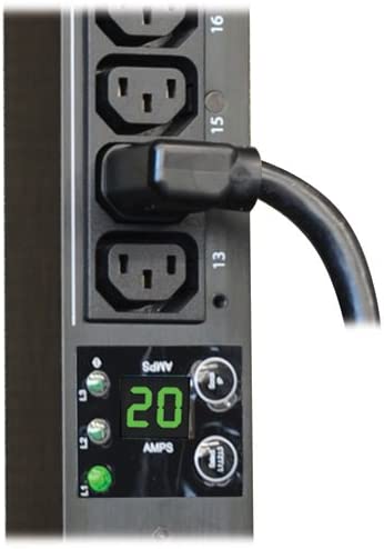 Tripp Lite Heavy-Duty Power Extension Cord 15A, 14AWG (Left Angle IEC-320-C14 to IEC-320-C13, 6-ft.(P005-006-14LA) 6 ft. Left-Angle