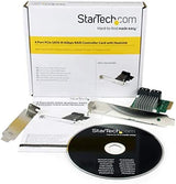 StarTech.com 4 Port PCI Express 2.0 SATA III 6Gbps RAID Controller Card with HyperDuo SSD Tiering - PCIe SATA 3 Controller Adapter (PEXSAT34RH) 4x SATA III 4x SATA III