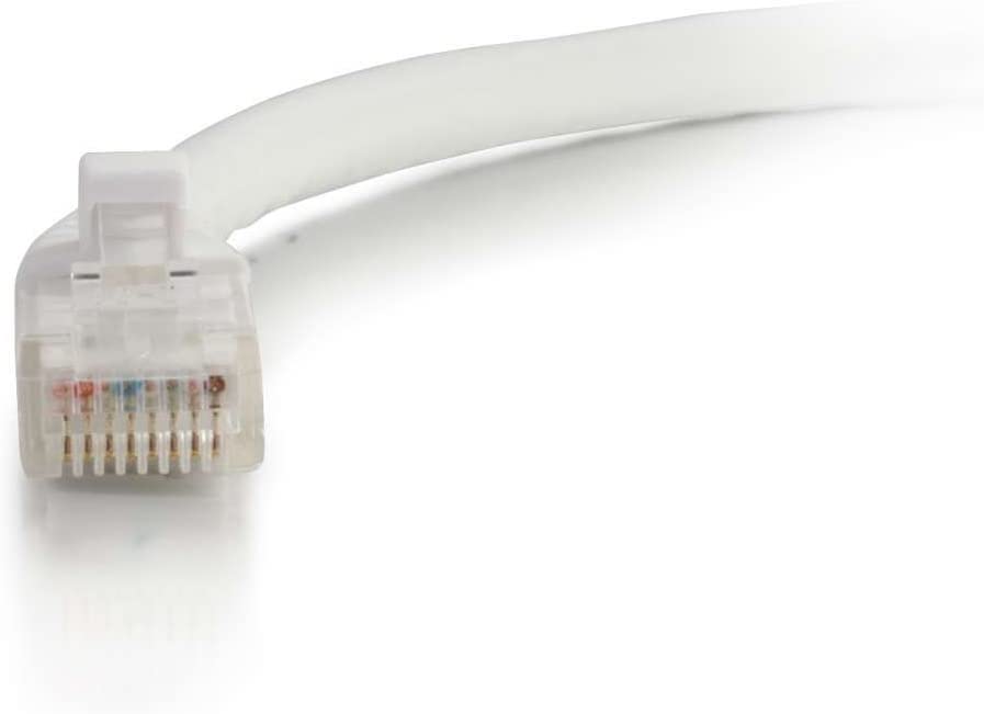 C2G/ Cables To Go 27165 Cat6 Cable - Snagless Unshielded Ethernet Network Patch Cable, White (25 Feet, 7.62 Meters) UTP 25 Feet/ 7.62 Meters White