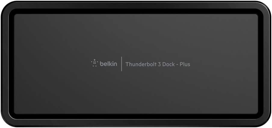 Belkin Thunderbolt 3 Dock Plus w/ 2.6ft Thunderbolt 3 Cable (Thunderbolt Dock for macOS and Windows) Dual 4K @60Hz, 40Gbps Transfer Speeds, 60W Upstream Charging