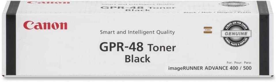 Canon CNMGPR48 Toner Cartridge, Black, Laser, 15200 Page, 1 Each