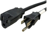 StarTech.com Power Extension Cable - 125V AC - 15A - 6ft - Black