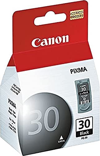 Canon PG-30 Black Ink Cartridge (1899B002), Black in Retail Packing