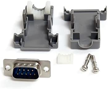 StarTech.com Assembled DB9 Male Solder D-SUB Connector with Plastic Backshell (C9PSM)