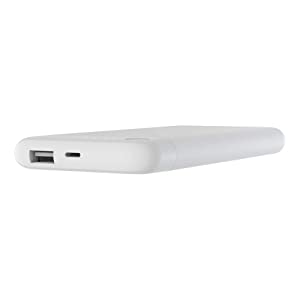 Belkin Boost Charge Power Bank 5K with Lightning Connector (MFi-Certified 5000 mAh Portable Charger for iPhone/iPad/AirPods), White White 5000 mAh