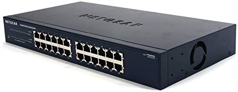 NETGEAR ProSafe JGS524 24-port 10/100/1000Base-T Rackmountable gigabit Switch (Retail ) JGS524NA