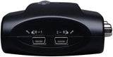 Tripp Lite B004-VUA2-K-R 2 Port USB KVM Switch w Audio and Cables VGA
