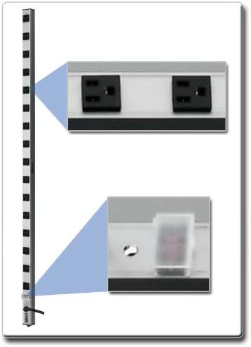 Tripp Lite 16 Outlet Bench &amp; Cabinet Power Strip, 48 in. Length, 15ft Cord with 5-15P Plug, (PS4816) Black 16 Outlet Power Strip