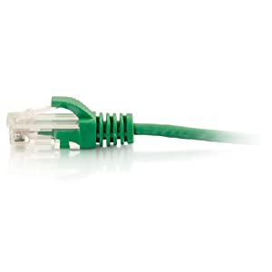 C2g/ cables to go C2G 01162 Cat6 Slim Cable - Snagless Unshielded Slim Ethernet Network Patch Cable, Green (5 Feet, 1.52 Meters) Green 5'