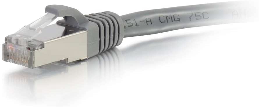 C2g/ cables to go C2G 00786 Cat6 Cable - Snagless Shielded Ethernet Network Patch Cable, Gray (15 Feet, 4.57 Meters) 15 Feet Grey