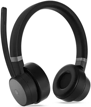Lenovo Go Wireless ANC Headset - Stereo - USB Type C - Wired/Wireless - Bluetooth - 32.8 ft - 32 Ohm - 20 Hz - 20 kHz - Over-the-head - Binaural - Ear-cup - 4.27 ft Cable - Noise Cancelling Microphone