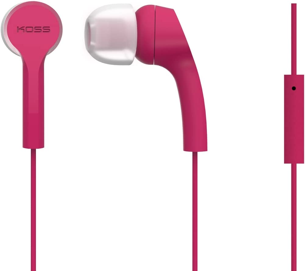 Koss KEB9IP Wired Earphones, Pink