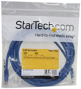 StarTech.com Cat5e Ethernet Cable - 10 ft - Blue - Patch Cable - Molded Cat5e Cable - Network Cable - Ethernet Cord - Cat 5e Cable - 10ft (M45PATCH10BL) 10 ft / 3m Blue