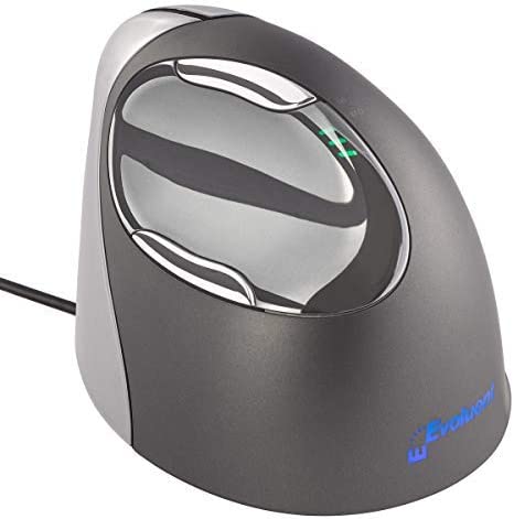 Evoluent VM4R VerticalMouse 4 Right Hand Ergonomic Mouse with Wired USB Connection (Regular Size) USB Wired xl(asia) = m/l(us)