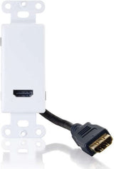 C2g/ cables to go C2G 41043 HDMI Pass Through Wall Plate, White