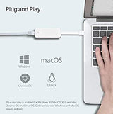 TP-Link USB C To Ethernet Adapter(UE300C), RJ45 To USB C Type-C Gigabit Ethernet LAN Network Adapter, Compatible With Apple MacBook Pro 2017-2020, MacBook Air, Surface, Dell XPS And More, White USB-C 3.0
