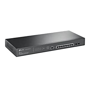 TP-Link TL-SG3210XHP-M2 | Jetstream 8 Port Multi-Gigabit L2+ Managed PoE Switch | 8 PoE+ Port @240W, 2 x 10G SFP+ Slots | 2.5G Bandwidth | Omada SDN Integrated | IPv6 | Limited Lifetime Protection 8 × 2.5G Port PoE+, 2 × 10GE SFP+ Slots, 240W