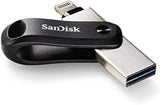 SanDisk 256GB iXpand Flash Drive Go for iPhone and iPad - SDIX60N-256G-GN6NE 256GB Flash Drive