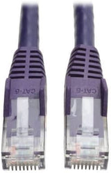 Tripp Lite Cat6 Gigabit Snagless Molded Patch Cable (RJ45 M/M) - Purple, 7-ft.(N201-007-PU) 7-ft. Purple