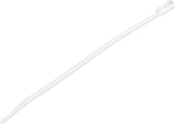 StarTech.com 8"(20cm) Cable Ties with Mounting Hole - 1/8"(4mm) Wide, 2"(52mm) Bundle Diameter, 50lb(22kg) Tensile Strength, Nylon 66 Self Locking Ties w/Screw Hole, UL Listed, 100 Pack(CBMZTS10N8) White 8 in | 50 lbs (22kg) w/ Screw Mounting Hole 100