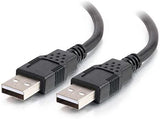 C2g/ cables to go Cables to Go 28106 USB A Male to A Male Cable (2 Meter, Black)